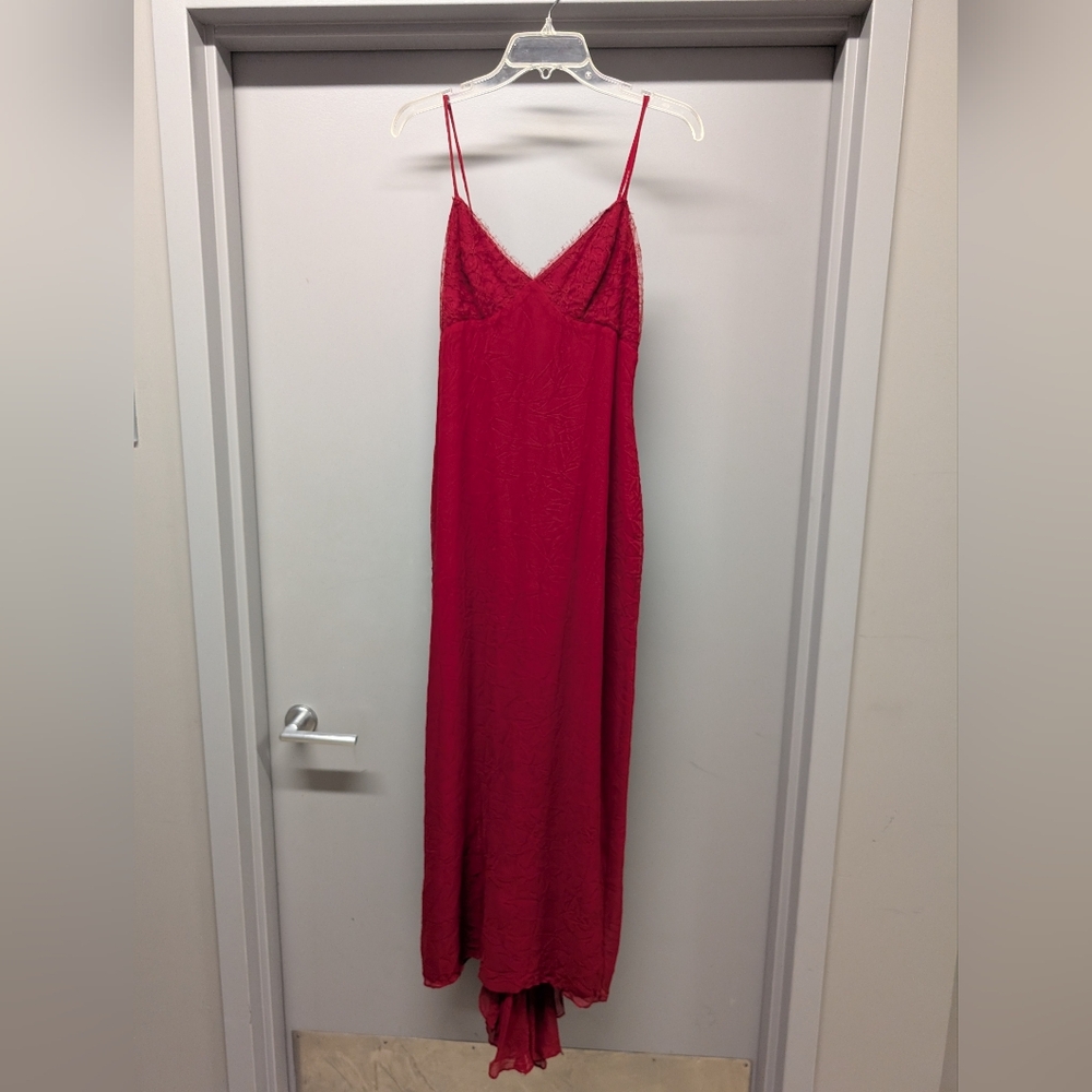 She by Sheri Bodell Size 4 Elegant Red Maxi Dress
